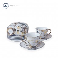 Alibambah Cangkir Keramik Set / Cup & Saucer Set - ALB-843I